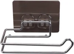 STELLIX Stainless Steel Self Adhesive Tissue & Towel Holder, Pack of 4 Pcs