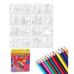 Stencils for Craft and Art Set of 24
