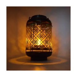 Sterling Decorative Brass Crystal Lamp Tea Light