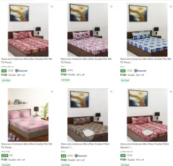 Steve and Anderson Double Bedsheet from ₹149