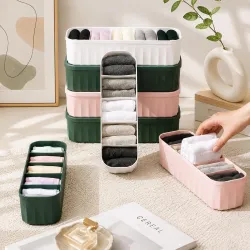 Stewit® 4-Piece Plastic Wardrobe Storage Divider Set 
