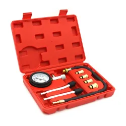 STHIRA 8PCS Engine Compression Gauge Diesel Tester Portable Cylinder Kit