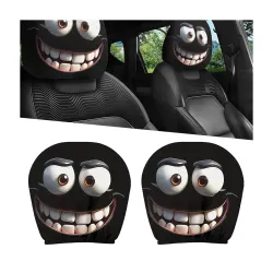 STHIRA Car Headrest Ghost Cover Set of 2