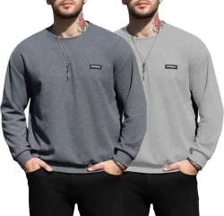 sti  Men Full Sleeve Solid Sweatshirt