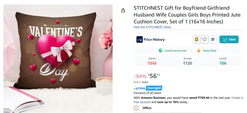 Image of STITCHNEST Gift for Boyfriend Girlfriend Husband Wife Couples 