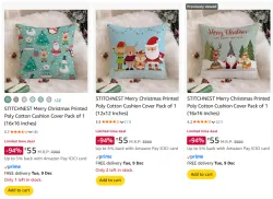 Stitchnest Printed Cushion Cover Starting @ ₹55