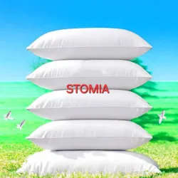 STOMIA Microfibre Abstract Sleeping Pillow Pack of 4 