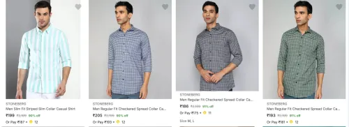 Image of Stoneberg Men's Casual Shirts upto 91% Discount