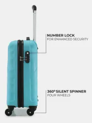Stony Brook 55cm Polycarbonate Cabin Suitcase Teal