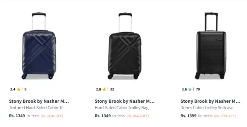 Image of Stony Brook by Nasher Miles Cabin Luggage up to ₹86% Discount 