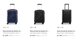 Stony Brook by Nasher Miles Cabin Luggage up to ₹86% Discount 