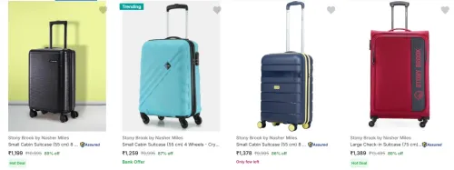 Image of Stony Brook By Nasher Miles Suitcases upto 89% Discount