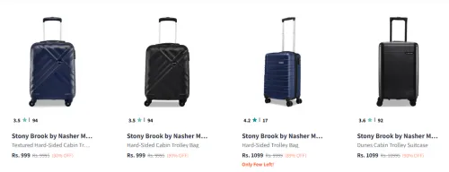 Image of Stony Brook By Nasher Miles Suitcases upto 90% Discount