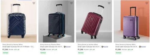 Image of Stony Brook Nasher Miles Small Suitcase minimum78% Discount