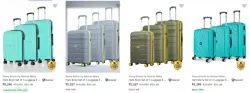 Stony Brook By Nasher Miles Suitcases (PO3) upto 85% Discount