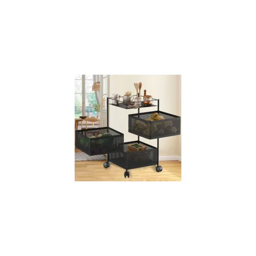 Image of Storage Rack | 360° Revolving Vegetable Kitchen Rack