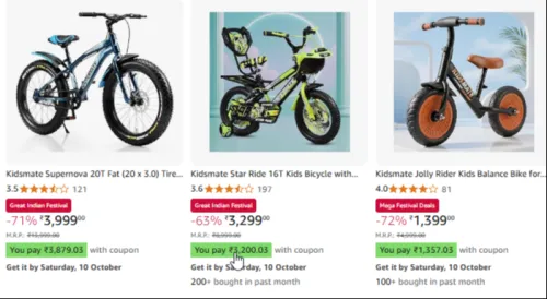Image of : Stores Products at minimum 62% Discount