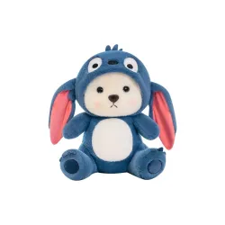 Storescent Baby Plushies, Blue Lovable Huggable Soft Toy, Big Size Hooded Plush Teddy Bear, Elegant Soft Plush Toy for Babies, Great Birthday Gift for Girls - 30 cm
