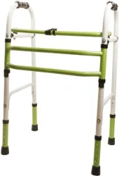 storewellcare Bariatric Walker (White, Green)