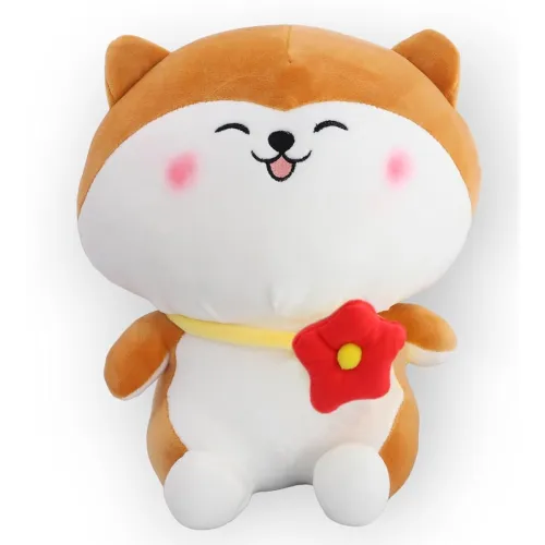 Image of Storio Cat Flower Plush Soft Toy – 25 cm | Cute Stuffed Animal Toy for Kids