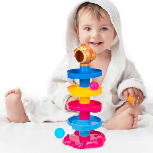 Image of Storio Cute Toys Monkeyball Drop Toy for Babies&Toddlers,Doll Heavy Plastic 5