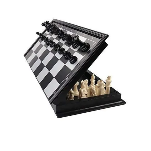 Image of Storio Folding Smooth Surface Magnetic Chess Board 