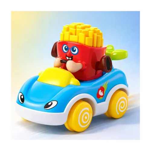 Image of Storio Foodie Toy Car - Mr Chips | Friction Powered Vehicle for 1–3 Year Old
