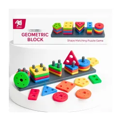 Storio Geometric Angle Blocks Stacking Toy