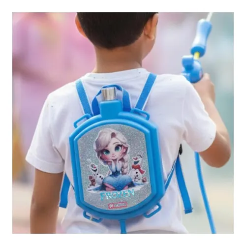 Image of Storio Sea Green Holi Pichkari Water Gun for Kids | 1100ml Backpack Water Tank Pichkari | High Pressure Water Spray Pist