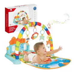 Storio Kick and Play Multi-Function Abs High Grade Plastic Piano Baby Gym and Fitness Rack