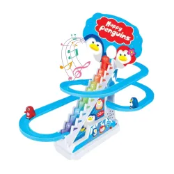 Storio Penguin Stair Climbing Track Set with Lights & Music