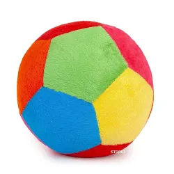 Storio Plastic Soft Plush Baby Rattle Ball