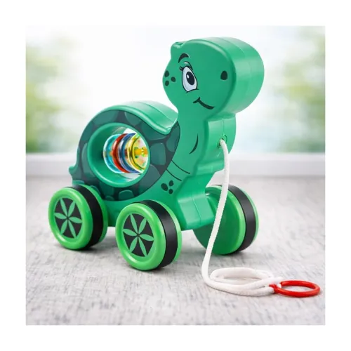 Image of Storio Pull Along Turtle Toy for Toddlers