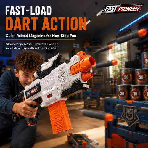 Image of Storio Rechargeable Alpha Striker Electric Motorized Toy Gun