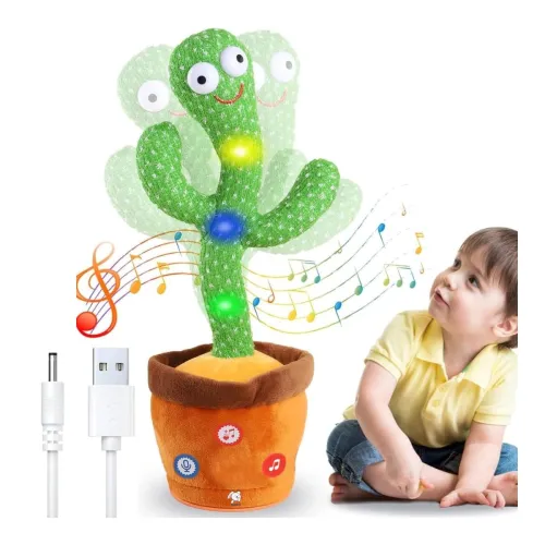 Image of Storio Rechargeable Toys Talking Cactus Baby Toys for Kids