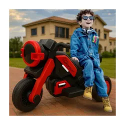 Storio Red Battery Ride-on Bike for Kids