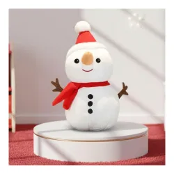 Storio Snowman Christmas Plush Toy – White