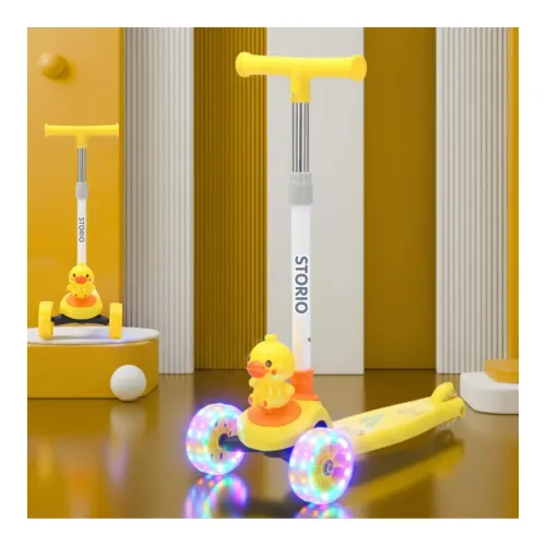 Image of Storio Zoomie Foldable Kids 3-Wheel Kick Scooter