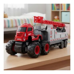 Storio 1:43 4WD Diecast Alloy Fire Fighting Truck Toy
