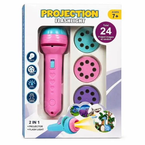 Image of Storio Slide Projector Flashlight Torch with 24 Patterns