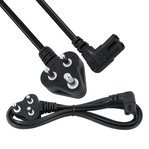 Image of Storite 1.5 Meter 2 Pin 90 Degree Power Cord Cable