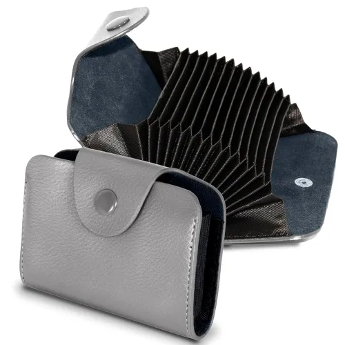 Image of Storite 13 Slots Leather Credit Debit ATM Card Holder 