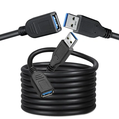 Image of Storite 3 Meter USB 3.0 Male to Female Extension Cable, Black
