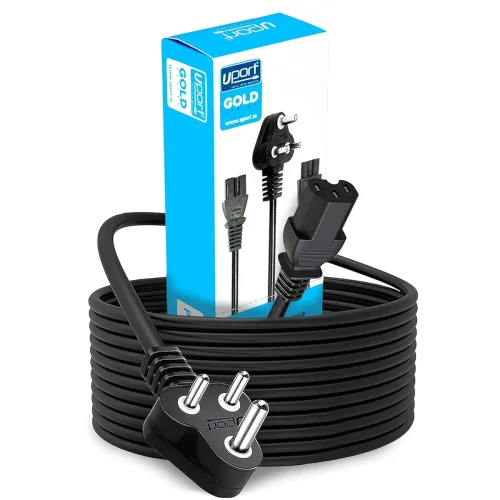Image of Storite 1.8m 3-Pin PC Power Cable – IEC Kettle Lead (Black)