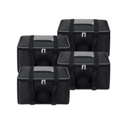 Storite 4 Pack Moisture Proof Medium Polyester Underbed Storage Bag