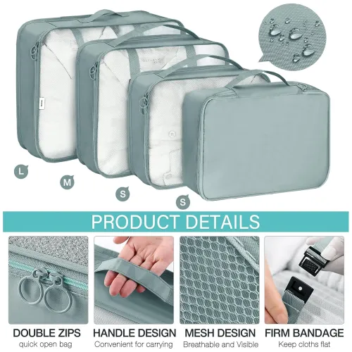 Image of Storite 7Pcs Travel Packing Cubes 