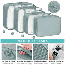 Storite 7Pcs Travel Packing Cubes 