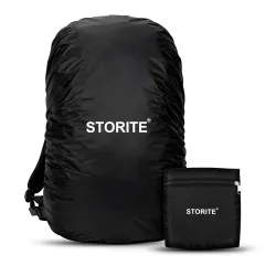 Storite Big Size Rain Cover for 55L to 75L Rucksack Backpack, Black