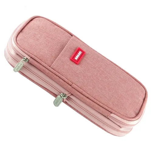 Image of Storite Nylon Large Capacity Pencil Pouch