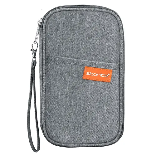 Image of Storite Nylon Travel Family Passport Holder Wallet 
